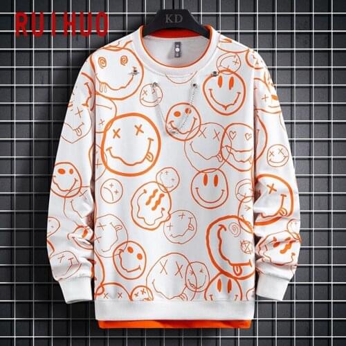 RUIHUO Men's Sweatshirts