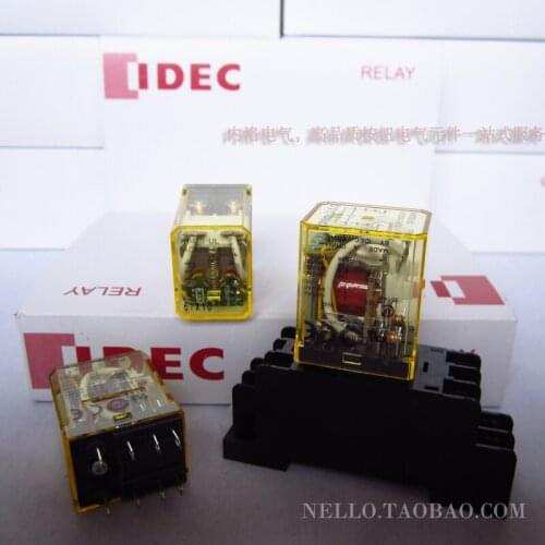 [SA]Japan and the spring IDEC relays indicator type 5A RM2S-UL DC24V AC220-240V 2a2b--10pcs/lot