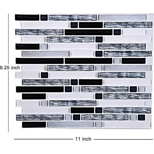 Vinyl Waterproof Kitchen Wall Tiles DIY Strong Adhesive 3d Wall Stickers Home Decoration Wall Paper