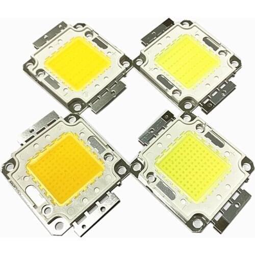 2pcs/lot 10W 20W 30W 50W 100W COB LED Chip Lamp Bulb Chips for Spotlight Floodlight Garden Square Integrated LED Light Beads