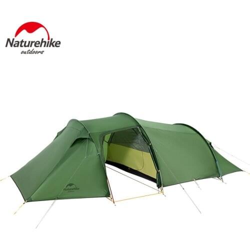 Naturehike Opalus 2 3 4 Tunnel Tent Ultralight Outdoor Camping Tent Waterproof Windproof Outdoor Cmaping Large Family Tents