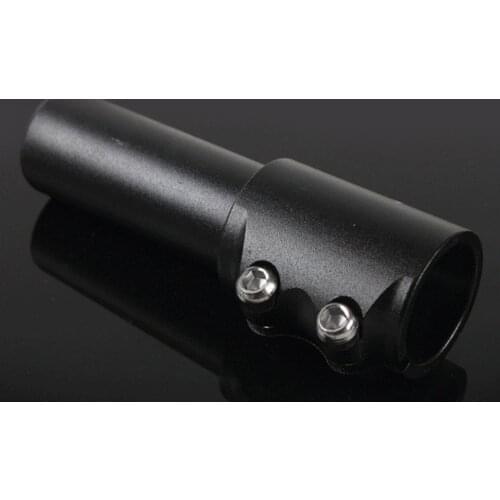 Bike Fork Stem Extender Bicycle Handlebar Riser Adaptor MTB Aluminium Alloy Head Up Adapter Flexible Easy Installation