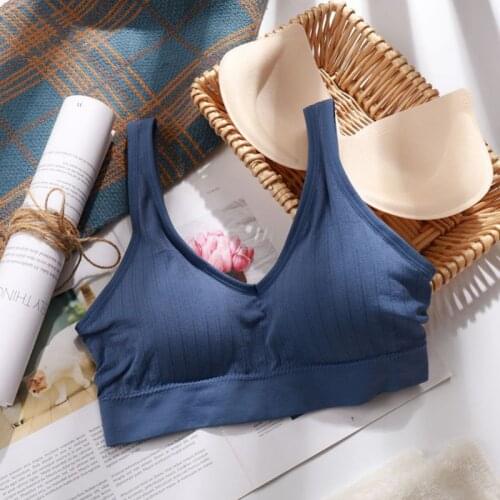 Womens Seamless Bras Wrapped Chest Bracelet Womens Intimates Female Underwear Top Tube Shockproof Bras