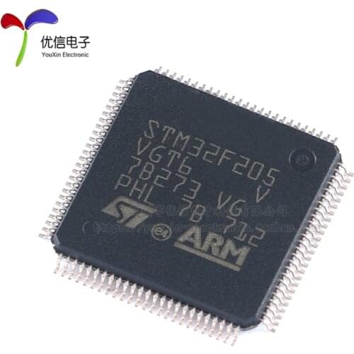 1pcs / lot original stm32f205vgt6 lqfp-100 arm Cortex-M3 32-bit microcontroller MCU