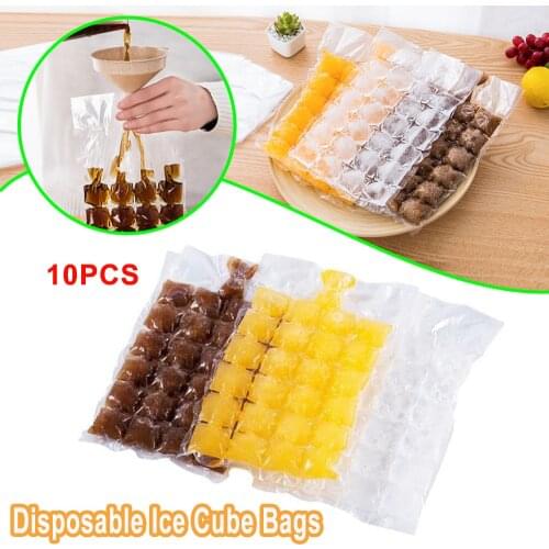 10 Pcs Biodegradable Ice Cube Bags