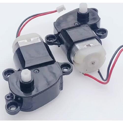 280 Worm Geared Motor Right Plastic Gear Box Motor Carbon Brush Motor DC 5V-12V for Handmade Toy Model, 5.5mm Square Shaft