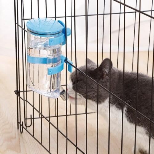 350ml/500ml Plastic Pets Hamster Drinker Puppy Dogs Pig Feeder Hanging Dispenser The Ball Type Hanging Drinking Bottle Dispenser