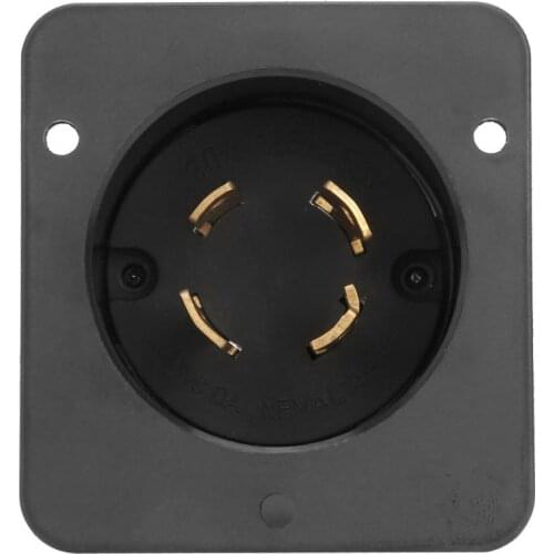 4-Hole US Socket Plug 30A 125V-250V UL Listed Industrial Generator Plug Electrical Socket L14-30C