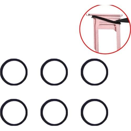 5pcs/set For iPhone 7/7Plus/8/8Plus/X/XS/XS MAX Waterproof Rubber Ring Seal Sets For Sim Card Tray Slot Holder Replacement Parts