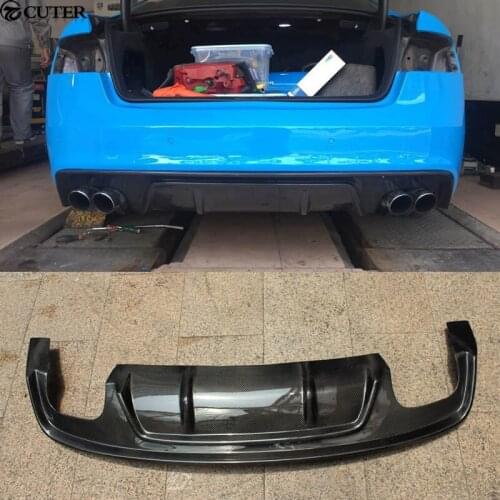 A5 Coupe S5 RG style Carbon Fiber Car body kit Rear Bumper Lip rear Diffuser For A5 S5 coupe 12-16