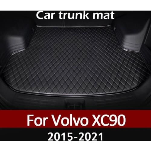 MIDOON Car trunk mat for Volvo XC90 five seat 2015 2016 2017 2018 2019 2020 2021 cargo liner carpet interior accessories cover