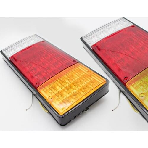 Car LED Taillight Rear Tail Safety Warning Signal Lights 140-2/44LED + Sponge Traffic Beacon Signal Lights