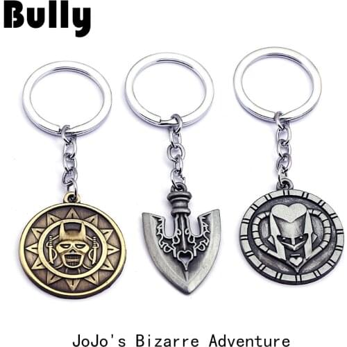 Key Ring Jojo Bizarre Adventure same Series Key Chain CRAZY DIAMOND KILLER QUEEN and ARROW 3 Kinds of Pendant Gift for Friends