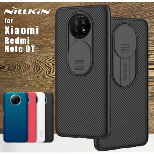 NILLKIN Camera Protection Case for Xiaomi Redmi Note 9T 5G case Slide CamShield Back cover for Redmi Note 9T 5G cases