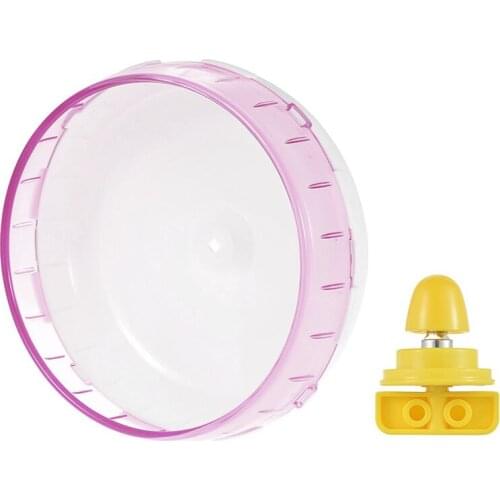 Hamster Running Disc Toy Silent Rotatory Jogging Wheel Pet Sports Wheel Toys SCIE999