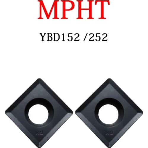 MPHT Milling Inserts MPHT060304-DM MPHT080305-DM MPHT120408-DM YBD152 YBD252 Processing Cast Iron CNC Machine Lathe Tool Blade