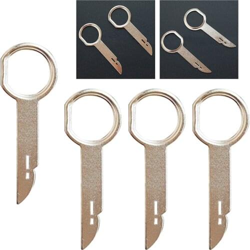 4PCS Speaker Disassembly Tool Car Stereo Radio Removal Tool key adapts