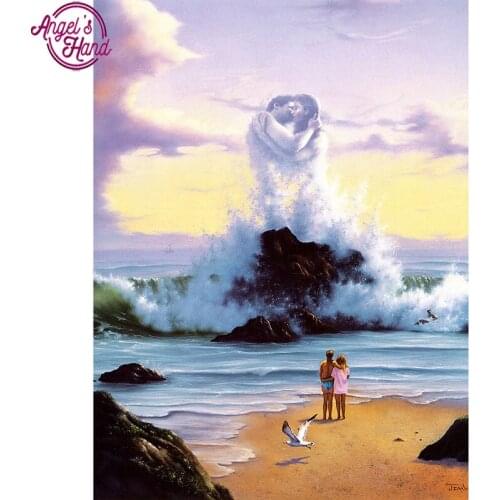 5d diy Diamond embroidery sea of love full square drill diamond painting Cross Stitch Rhinestone mosaic decoration