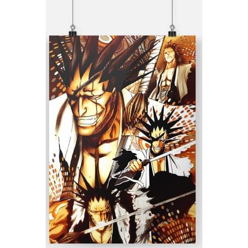Kenpachi Zaraki Bleach Anime Poster Canvas Painting Wall Art Decor Living Room Bedroom Study Home Decoration Prints
