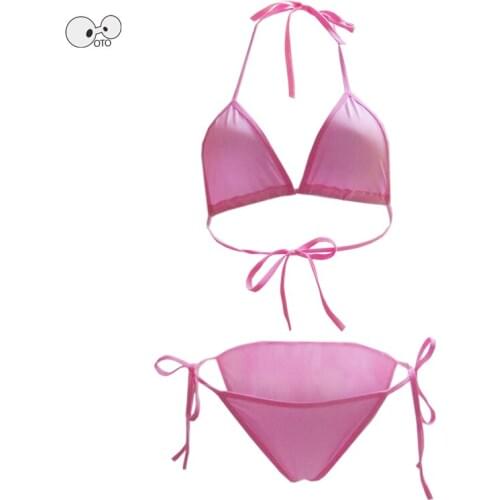 Candy Color Micro Bikini Set Women Swimwear 2020 New Sexy Triangle Swimsuit Strapes Halter Beach Wear Bathing Suit Hot Biquini