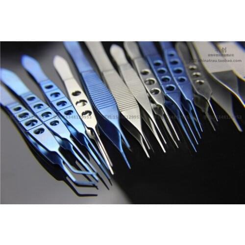 Medical beauty plastic tweezers stainless steel &titanium alloy ophthalmology tweezers microforceps