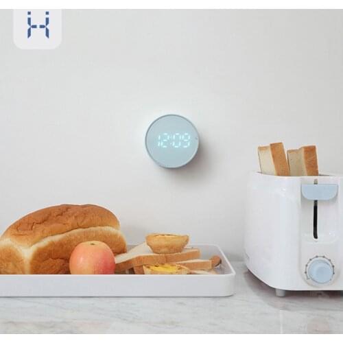 Multifunctional Kitchen Digital Timer Countdown Clock Time Display Temperature Display Alarm Clock Functions Magnetic Adsorption