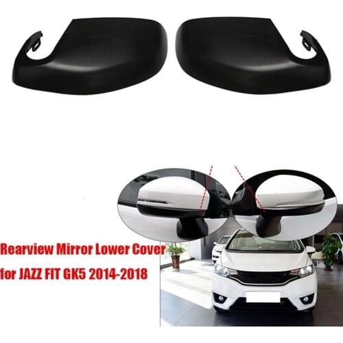 Hoping Outer Rearview Mirror Lower Cover Case Side Mirror Down Cover for HONDA JAZZ FIT GK5 2014-2018