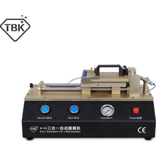 New TBK-765 Arrival 3 in 1 Automatic OCA Laminator Polarizer Film Laminating Machine for iPhone Samsung Refurbished