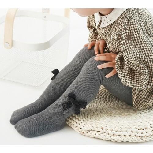 NEW Spring Autumn Cotton Childrens Outer Leggings Girls Warm Breathable Body Socks Baby One-piece Pants Trendy