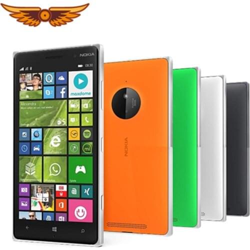 Unlocked Nokia Lumia 830 mobile phone 5.0" touch screen 16GB ROM Quad Core 10MP WIFI GPS cell phone