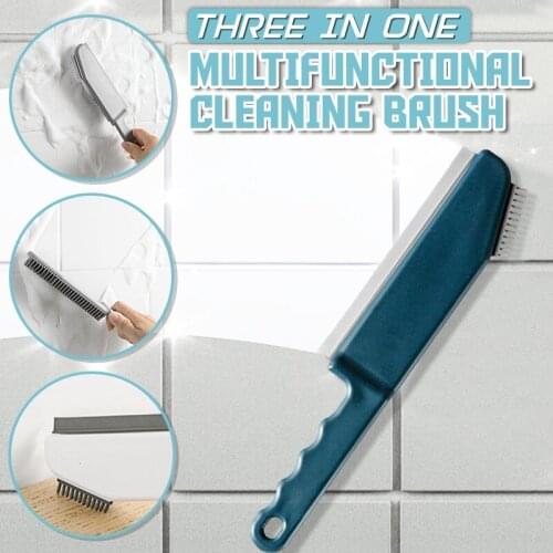 Hand-held Silicone Cleaner Brush Heavy Duty Bathroom Scrubber Brushes For Bathroom Toilet Kitchen JAN88
