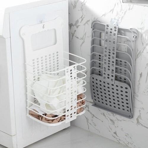 Foldable Laundry Basket Wall Mounted Dirty Clothes Basket Portable Bathroom Clothes Storage For Clothing Toy Storage Organizer