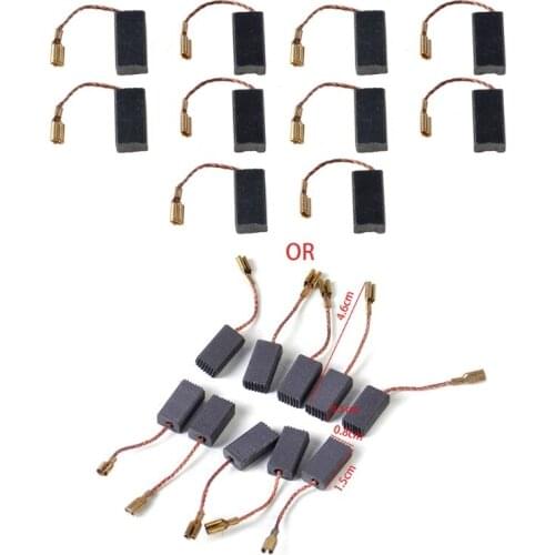 2021 New 10pcs Carbon Brushes Replacement fit for BOSCH GWS 580 GWS 850 C GWS 7-115 GWS