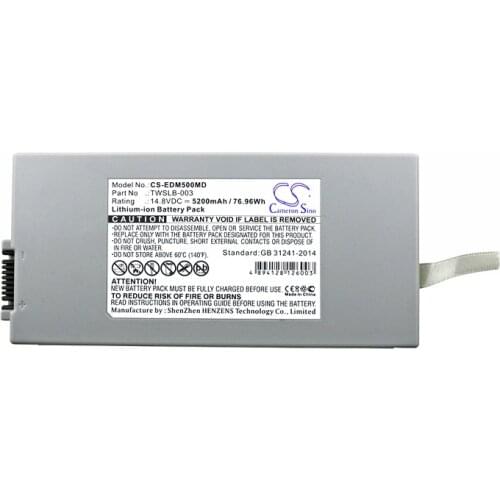 Cameron Sino 5200mah battery for EDAN IM70 IM8 IM80 M50 M80 01.21.064143 TWSLB-002 TWSLB-003 Medical Battery