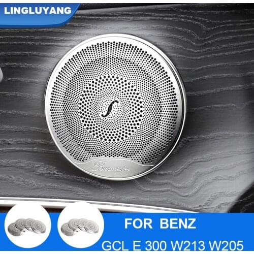 For mercedes benz W205 W213 GLC AMG accessories for mercedes GLC BENZ W205 W213 Interior Trim Door audio speaker cover