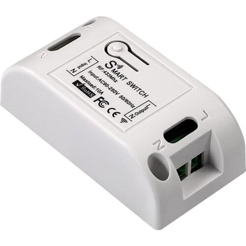 Wi-Fi Wireless Smart Switch Module 230V 10A Remote Control Smart Single Circuit Breaker For Alexa / Echo Google Home