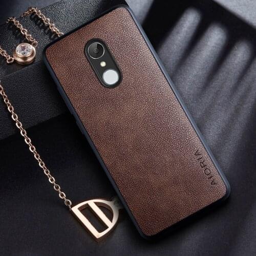 Case for Xiaomi Redmi 5 Plus case with Retro business PU leather design,TPU+PU 2in1 material