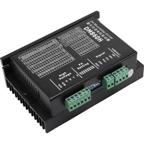 Stepper Motor Driver Dm860H Microstep Motor Brushless Dc Motor Shell For 57 86 Stepper Motor Nema 23 34