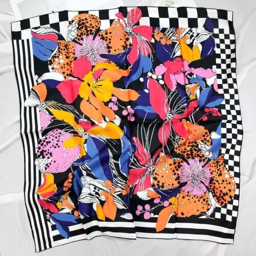 ELEGANT HANDMADE BRAND 100%Twill Silk Scarf TWIC-49933