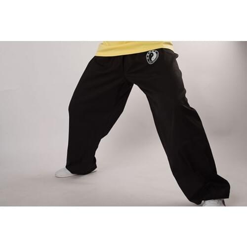 Cotton Tai chi pants kung fu wushu martial arts taiji trousers white/black