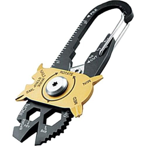 Innovative 20-in-1 Stainless Steel Wrench Screwdriver EDC Outdoor keychain Multi-functional Accessories