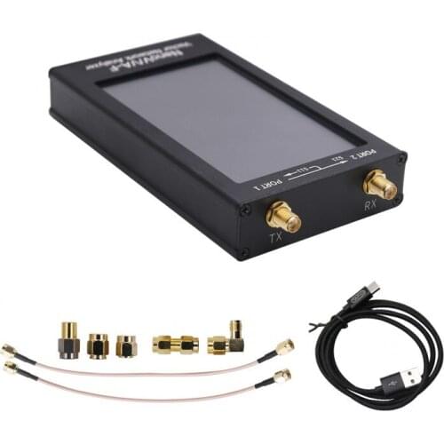 4.3" 50KHz-1000MHz HF VHF UHF VNA NanoVNA-F Vector Network Analyzer Kit with LCD Display Metal Case