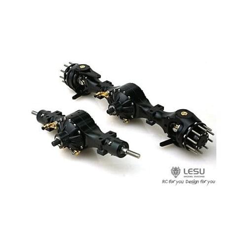 LESU 1/14 Front Rear Axle Differential Lock For RC 4X4 Tractor Truck Q9114 Tamiya TH02060-SMT5
