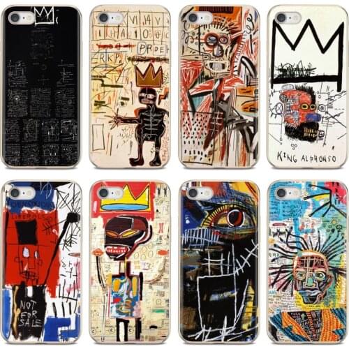 Jean Michel Basquiat Art Graffiti For iPhone iPod Touch 11 12 Pro 4 4S 5 5S SE 5C 6 6S 7 8 X XR XS Plus Max 2020 Soft Skin Cover
