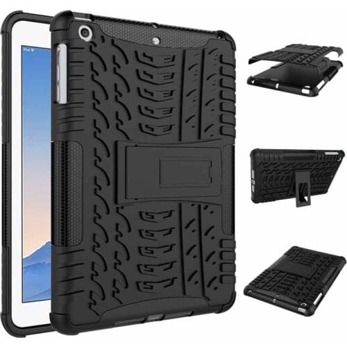 Case for iPad Mini 2 Mini2 A1489 A1490 A1491 Stand Cover Shockproof Rubber Bumper Dual Layer Armor Cover