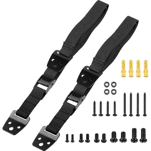 TV And Furniture Anti Tip Straps - Safety Furniture Wall Anchors For Baby Proofing Flat Screen TV, Dresser, Bookcase