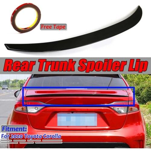 ABS Car Rear Trunk Spoiler Wing Racing Spoiler Lip For Toyota For Corolla 2020 Rear Trunk Spoiler Lip Rear Wing Spoiler