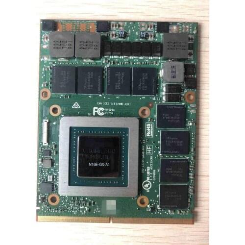 NEW For MSI GT70 GT80 For NVIDIA GTX 980M GDDR5 8GB Video Card GPU MXM 3.0 TYPE B N16E-GX-A1 MS-1W0H1 Free shipping