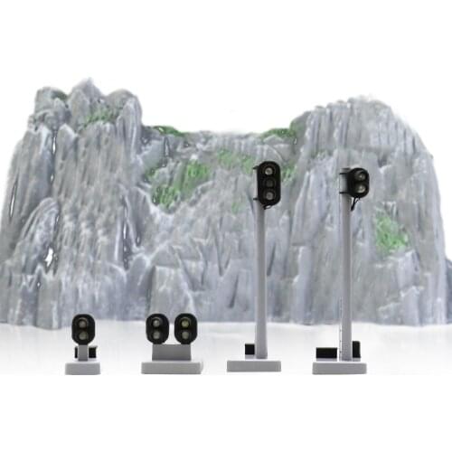 1:87 HO Scale Simulation Traffic Lights Train Model 6-12V Led Circuit Model Train Track Car Accessories Toy