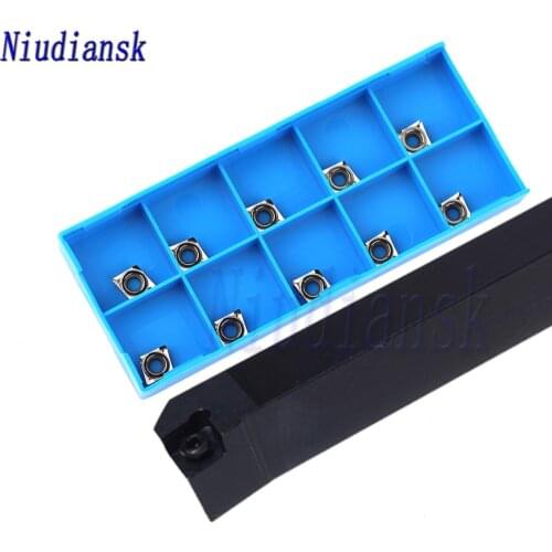 1pc SCFCR1212H06 External Turning Tool Holder SCFCL1212H06 Arbor CNC Lathe Tools 10pcs CCMT0602 Outer Circle Carbide Inserts Set